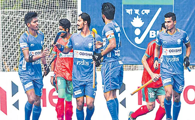 Asia Hockey Men Champions Trophy: India Beat Bangladesh 1st Win - Sakshi