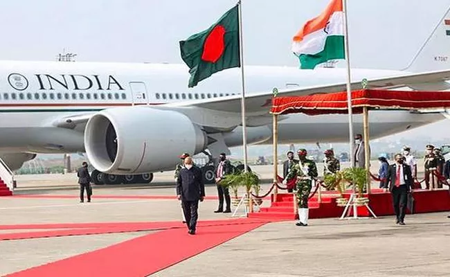 Bangladesh Red Carpet Grand Welcome President Ram Nath Kovind - Sakshi