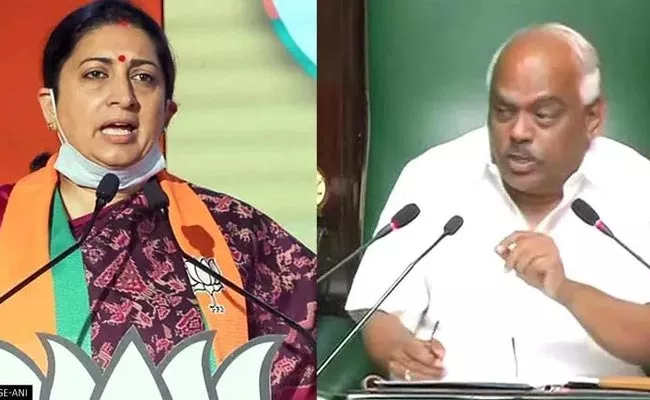 Smriti Irani Seeks Action Lok Sabha Over Mla Molestation Comments New Delhi - Sakshi