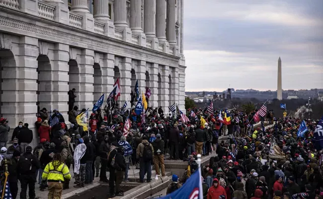 Man Gets 5 Years On US Capitol Riot Charges - Sakshi