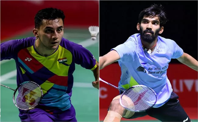 Kidambi Srikanth And Lakshya Sen Assured of Medals - Sakshi