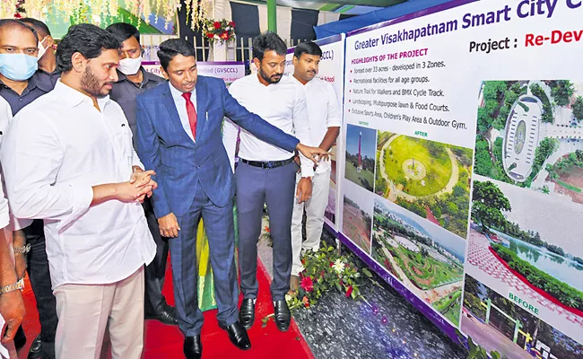 Cm Jagan Inaugurates Nad Flyover At Visakhapatnam - Sakshi