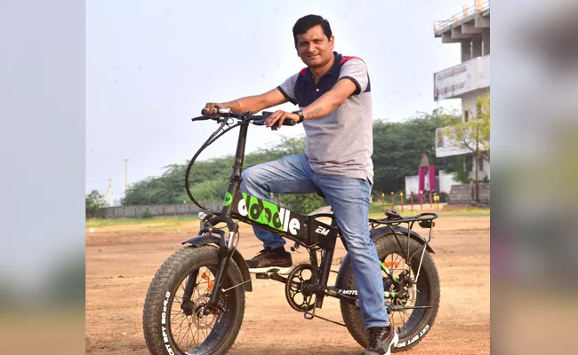 Environment Friendly Battery Bicycle Warangal - Sakshi