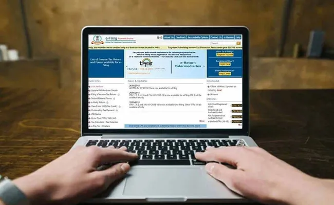 Solutions For Common Problems Arising When Filing Income Tax In Online Portal - Sakshi