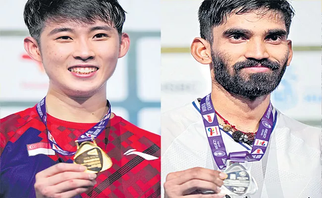 Kidambi Srikanth suffered his first-ever defeat against Loh Kean Yew of Singapore - Sakshi