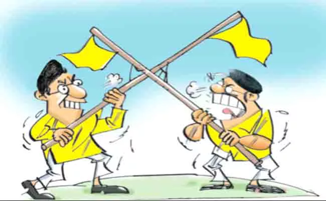 Conflicts Between TDP Leaders In Anantapur District - Sakshi