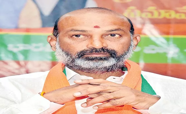 Telangana: BJP Bandi Sanjay Said Release Launch Bills In Government Schools - Sakshi