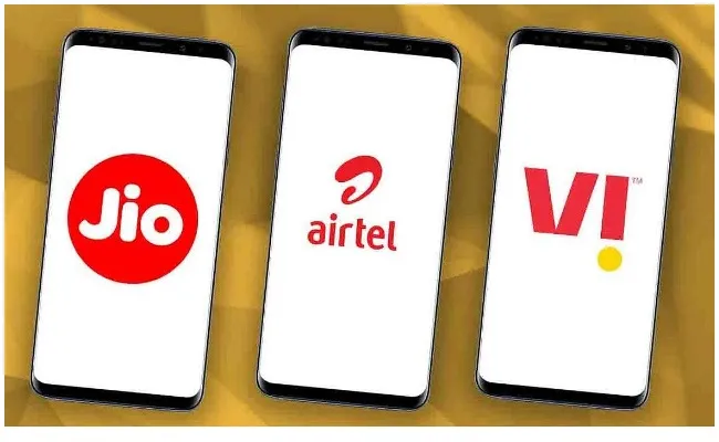 Airtel Jio,Vodafone Idea New Prepaid Plans - Sakshi