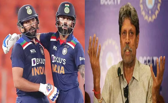 Be Captain Like Kapil Dev 1983 World Cup Winner Advice Virat Kohli Rohit Sharma - Sakshi