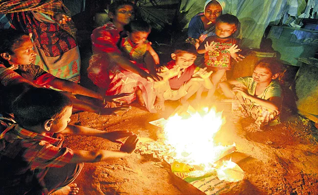 Cold intensity increased across Andhra Pradesh - Sakshi