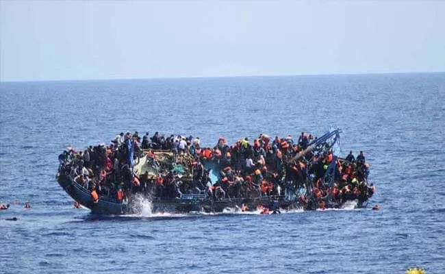 11 Dead As Ship Carrying Migrants Sinks Off Greece  - Sakshi