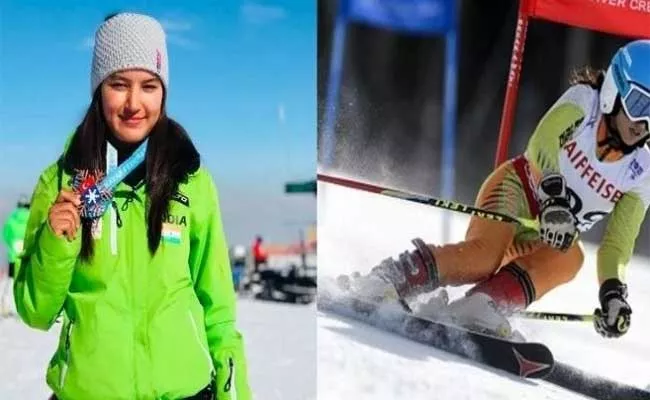 Anchal Thakur Won Bronze In International Skiing Tourney - Sakshi