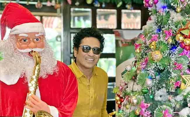 Sachin Tendulkar-Cristiano Ronaldo-Other Stars Christamas Greetings - Sakshi