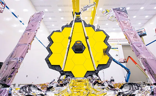 NASA James Webb Space Telescope launches in French Guiana - Sakshi