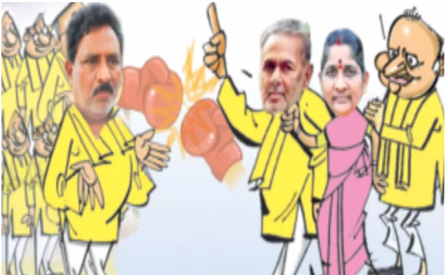 Domination Fighting In Kakinada Rural TDP - Sakshi