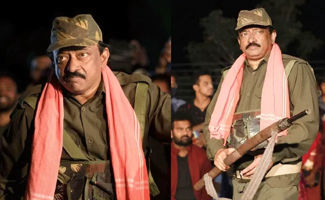 Ram Gopal Varma In Naxalite Get Up For Konda Movie Wrap Up Praty - Sakshi