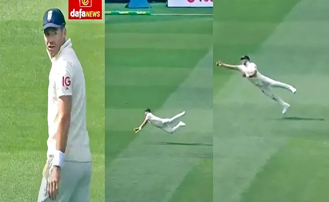 Ashes Series 2021: Stunning Fielding Effort By James Anderson Viral - Sakshi