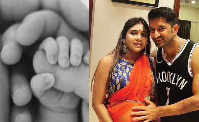 Cricketer Mohit Sharma His Wife Blessed With Baby Boy Shares Photo - Sakshi