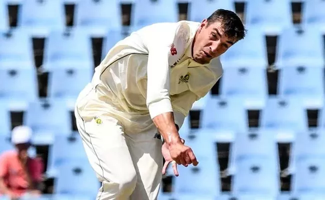 Hamstring injury and Covid 19 after effects prevented Duanne Olivier from playing 1st Test against India - Sakshi