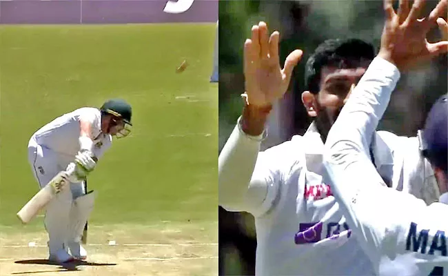 Jasprit Bumrah Dismisses South African Captain With Beautiful Delivery - Sakshi