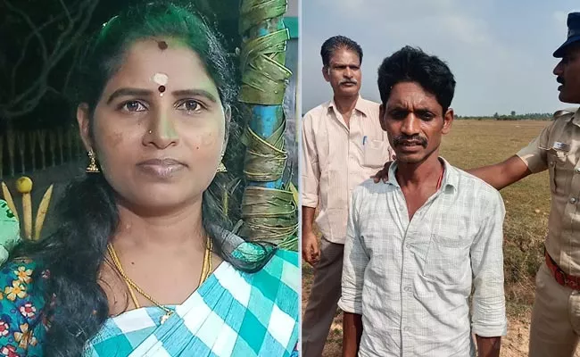 Husband Brutally Murdered his Wife in Pallipattu Tamil Nadu - Sakshi