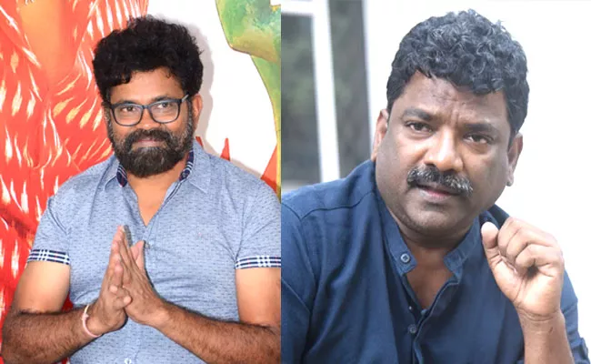 Director Sukumar Touches Lyricist Chandrabose Feet In Pushpa Thank You Meet - Sakshi