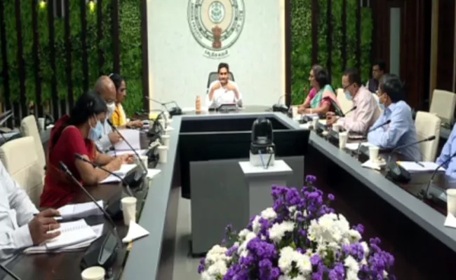 CM Jagan Video Conference On Cyclone Jawad Affected District collectors - Sakshi