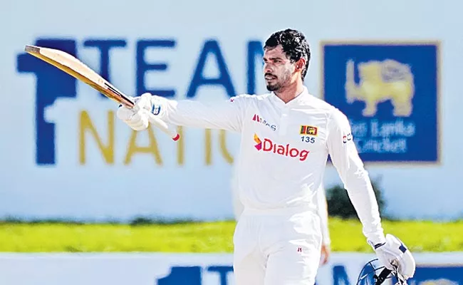 Dhananjaya De Silva Super Century Against West Indies 2nd Test - Sakshi