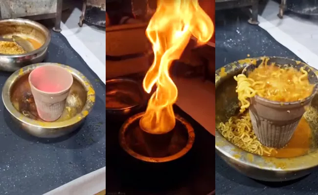 Watch: Tandoori Maggie Viral Video, See Netizens Shocking Reaction - Sakshi