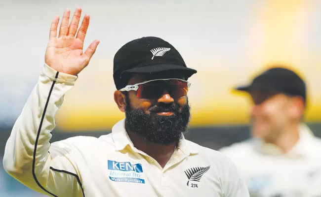 Ind Vs Nz Mumbai Test: Ajaz Patel Record 10 Wickets 1st innings Twitter Reactions - Sakshi