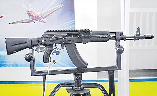 Centre approves plan to manufacture AK-203 rifles in Amethi - Sakshi