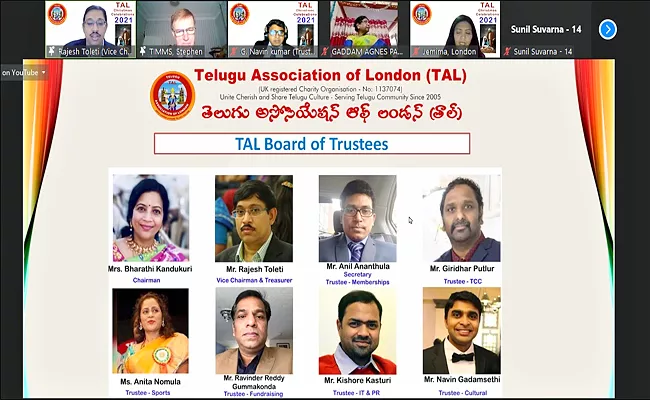 Telugu Association of London Christmas Celebrations 2021 - Sakshi