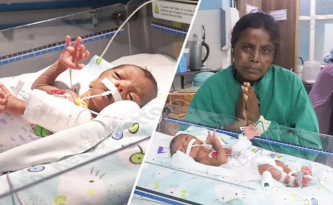 Premature Baby Born With Health Complications Donate And Save His Life - Sakshi