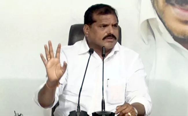 Minister Botsa Satyanarayana Comments On Chandrababu - Sakshi