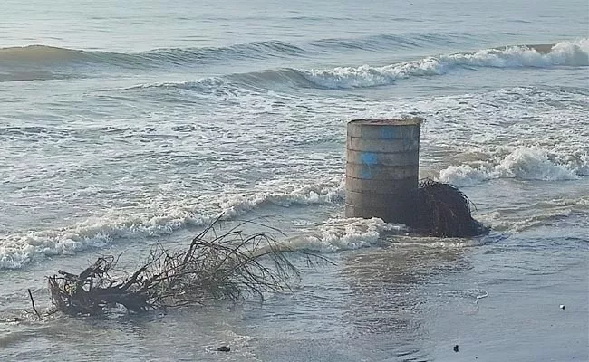 Cyclone Jawad: Coastal Erosion At Pithapuram East Godavari - Sakshi