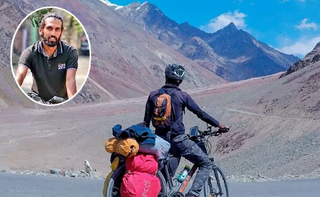 Ankit Arora: Solo Cyclist Travelling Around India for Conserving Environment - Sakshi