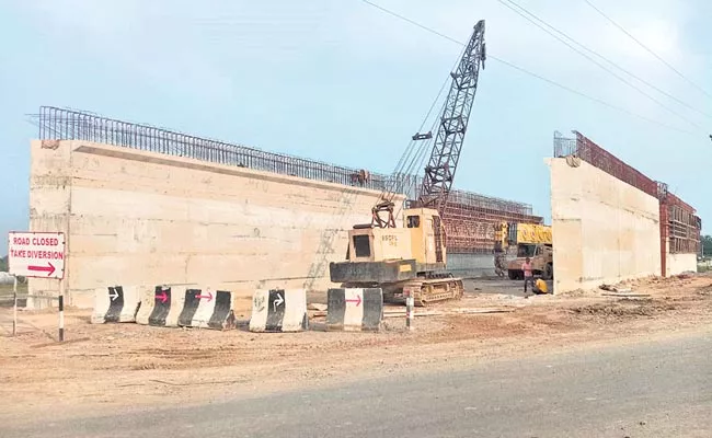 Chilakaluripet Bypass Road Works Undergoing At Guntur District - Sakshi