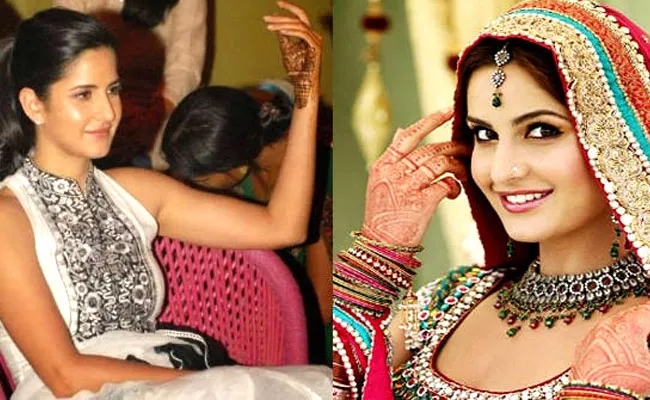 To Katrina Kaif Wedding Nearly 20 Kg Of Organic Mehndi Powder Sent - Sakshi