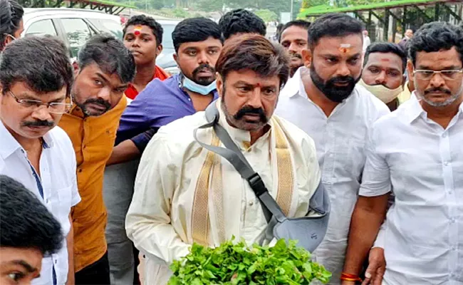 Hero Balakrishna Boyapati Visited Simhachalam Varaha Lakshmi Narasimha Swamy - Sakshi