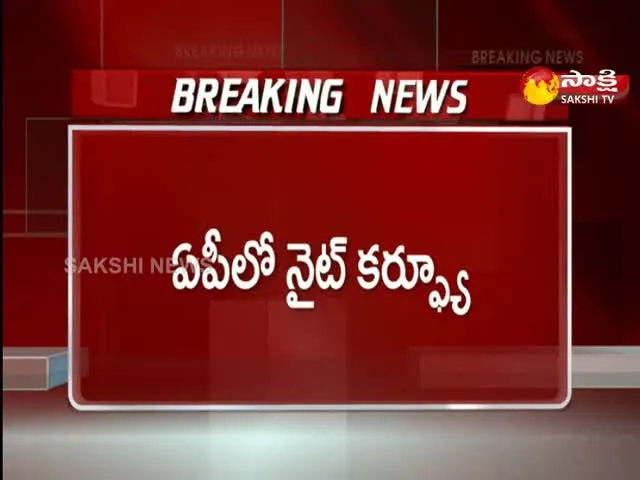 Andhra Pradesh Government Imposes Night Curfew