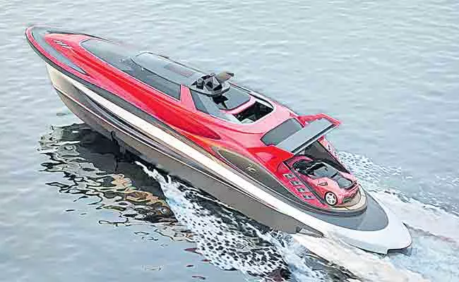 Ferrari-of-the-seas Hyperyacht That Can Hit 85mph Designed By Ferari - Sakshi