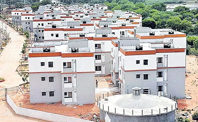 Telangana State Compiling List Of Beneficiaries Of Double Bedroom Houses - Sakshi