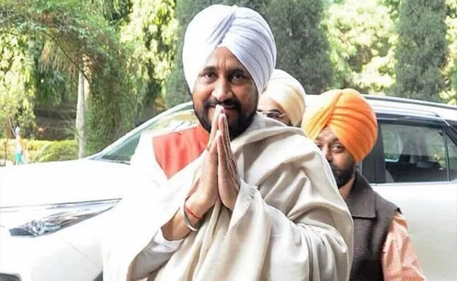 ED Raids Punjab CM Channis Nephew Ahead Of Assembly Polls - Sakshi