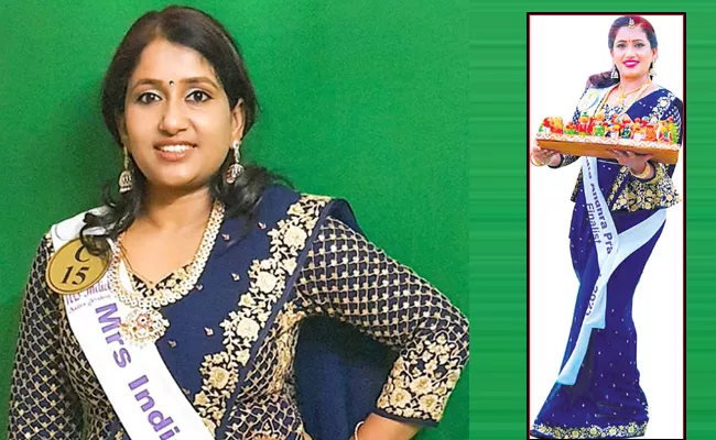 Srikakulam Woman as Mrs India Andhra Pradesh - Sakshi