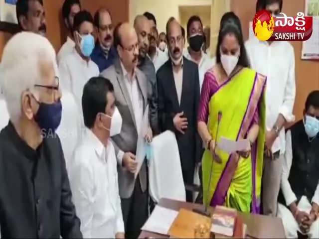 Telangana:Kalvakuntla Kavitha Swearing In As MLC