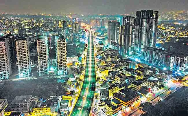 Ktr Inaugurates Raidurgam Shaikpet Flyover Hyderabad - Sakshi