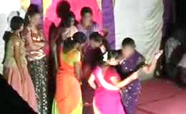 Obscene Dance Performed in Bhimadole West Godavari District - Sakshi