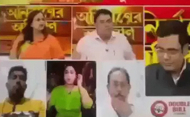 Viral Video: Woman Panelist Dances On Live TV Debate After Not Getting a Chance To Speak - Sakshi