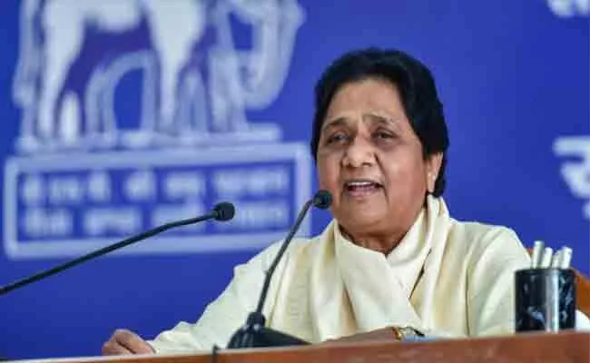 Mayawati Does not Appear Anywhere in UP Elections - Sakshi