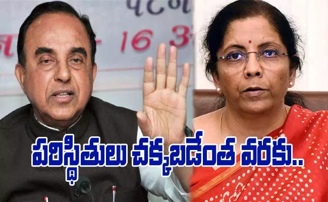 MP Subramanian Swamy Suggest Center To Abolish Income Tax - Sakshi